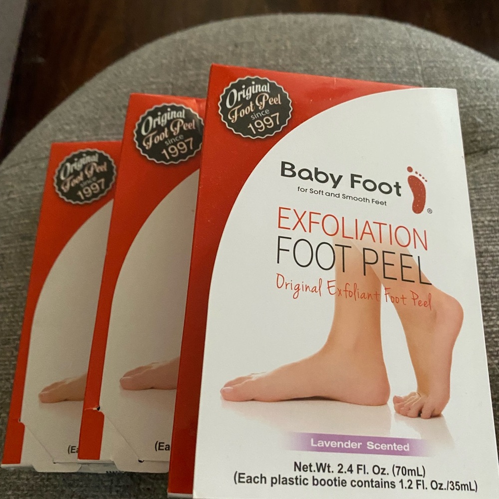 NIB Baby Foot Exfoliation Peel - 3 pack!!!